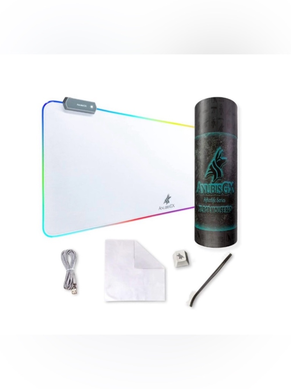 AnubisGX®️ Waterproof RGB LED Gaming Light-Up Mouse Pad (14 Color Modes)